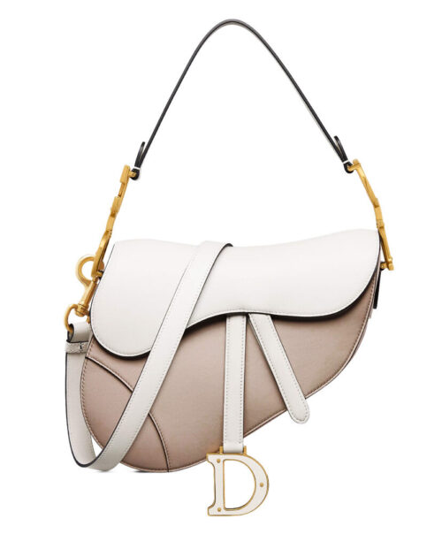 Christian Dior Saddle Bag With Strap Pink